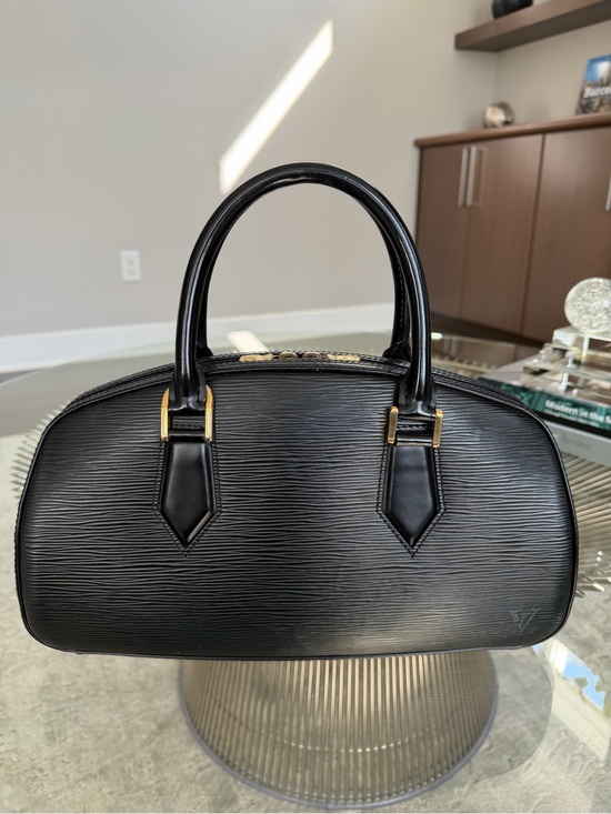 Louis Vuitton Handbags - Louis Vuitton Black Epi Leather Satchel with Gold Hardware